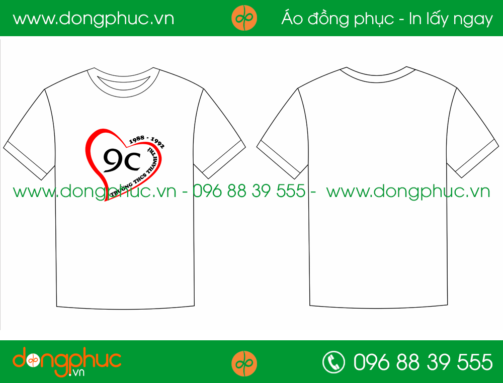 Áo phông đồng phục lớp 9C